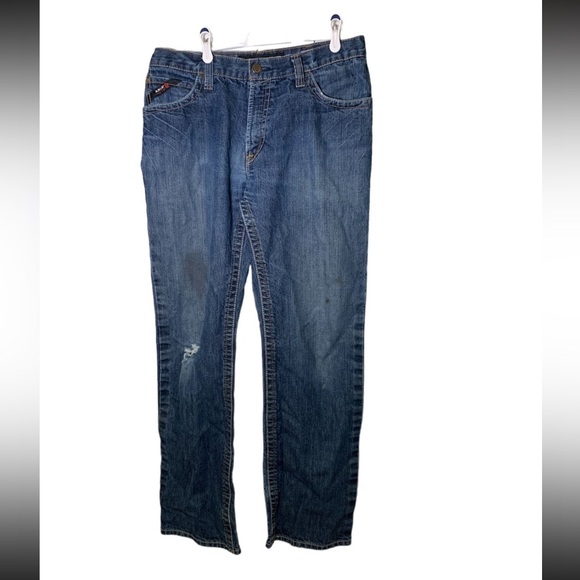 Ariat Other - Ariat 34X36 Blue FR M4 Relaxed Boot Jeans